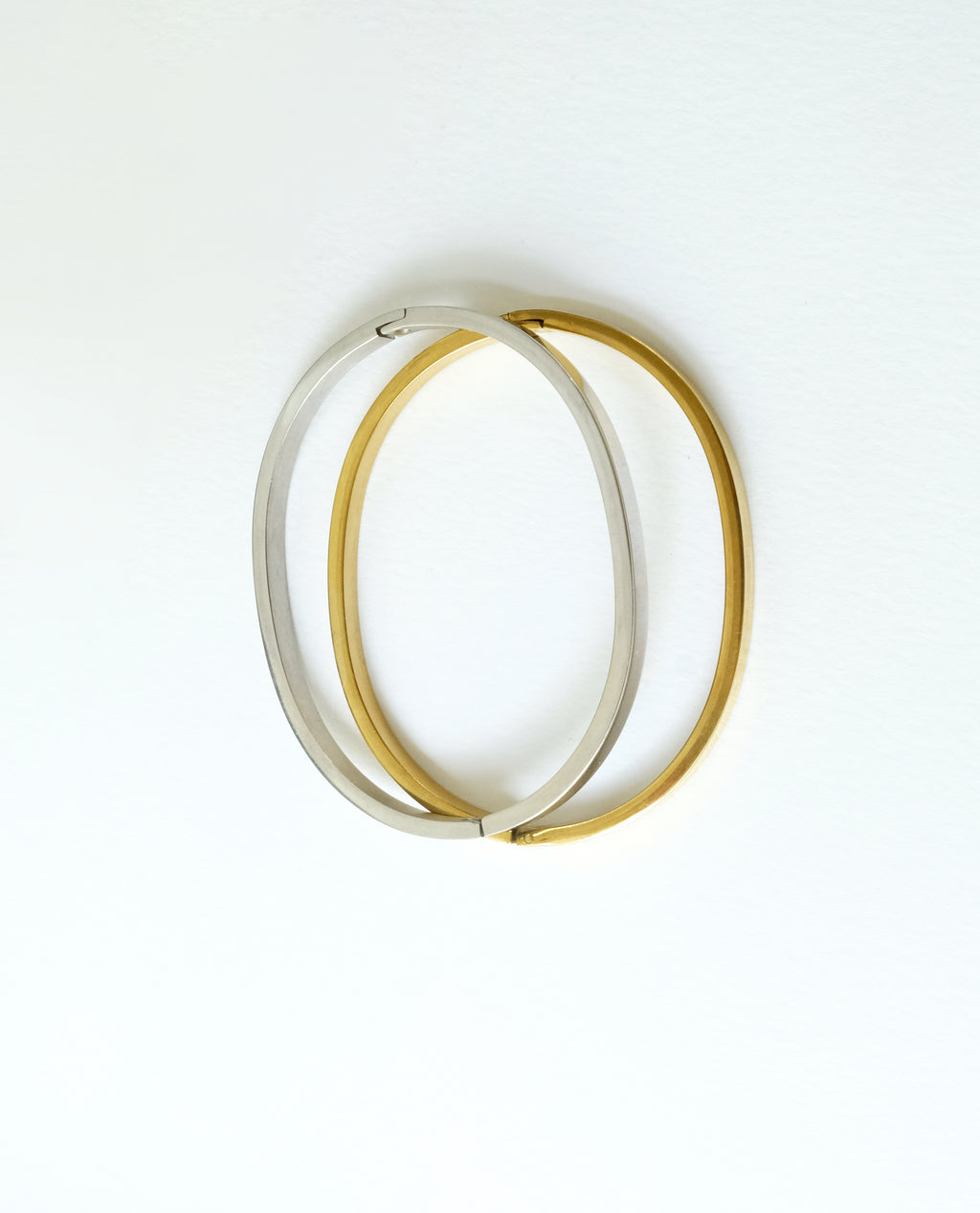 Two-Tone Minimalist Bracelet Duo